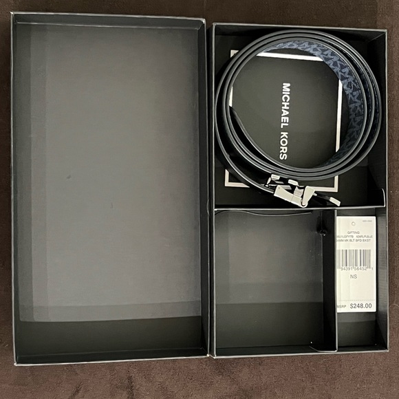 🆕 NIB Michael Kors Men’s Reversible Belt - Picture 2 of 6